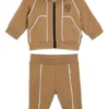 Trainingsanzug für Kinder aus Stretch-Baumwolle mit Double-B-Monogramm