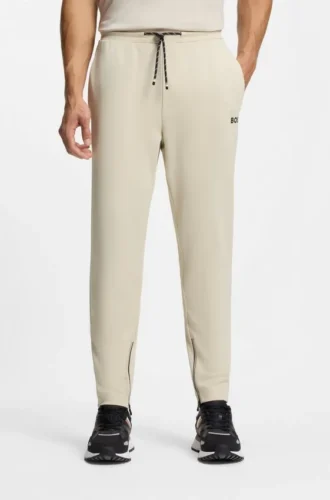 Trainingshose aus Active Stretch-Gabardine mit Reißverschluss an den Säumen