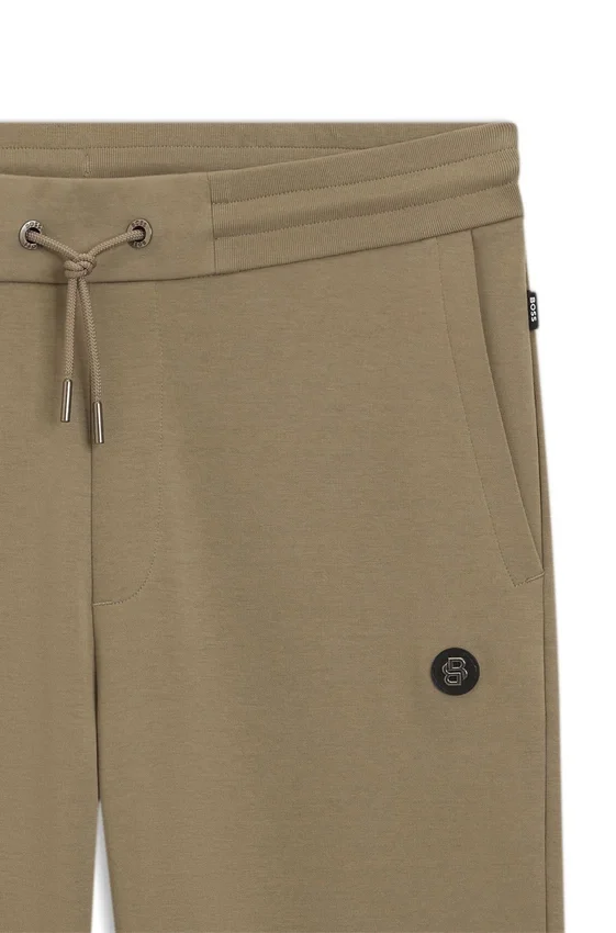 Trainingshose aus Baumwollmischung mit Double-B-Monogramm Trainingshose aus Baumwollmischung mit Double-B-Monogramm