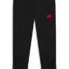 Trainingshose aus Baumwollmischung mit gewachstem Logo
