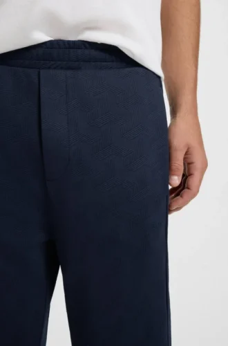 Trainingshose aus gestepptem Jacquard in regulärer Passform