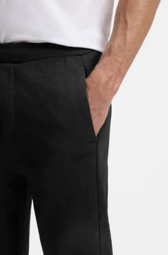Trainingshose aus gestepptem Jacquard in regulärer Passform