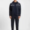 Trainingshose mit Logo-Print aus Baumwollfrottee