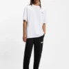 Trainingshose mit Logo-Print aus Baumwollfrottee
