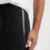 Trainingshose mit Logo-Print aus Baumwollfrottee