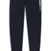 Trainingshose mit Logo-Print aus Baumwollfrottee