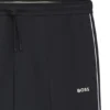 Trainingshose mit Paspeldetails aus Baumwollmischung Trainingshose mit Paspeldetails aus Baumwollmischung