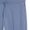 Trainingshose mit Paspeldetails aus einer Baumwollmischung