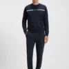 Trainingshose mit Taschen-Details aus einer Baumwollmischung