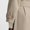 Trenchcoat aus Schurwolle mit Gürtel
