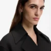Trenchcoat mit Gürtel aus Stretch-Baumwolle