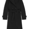 Trenchcoat mit Gürtel aus Stretch-Baumwolle