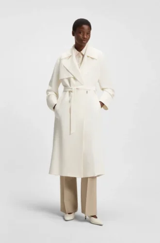 Trenchcoat mit Stoffgürtel