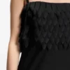 Trägerkleid mit lasergeschnittenen Motiven