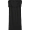 Trägerkleid mit lasergeschnittenen Motiven