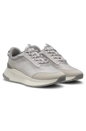 TTNM EVO Sneakers mit Wildlederbesatz