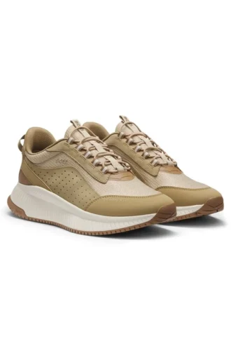 TTNM EVO Sneakers mit Wildlederbesatz
