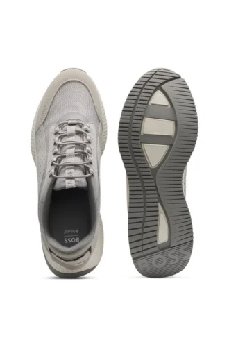 TTNM EVO Sneakers mit Wildlederbesatz