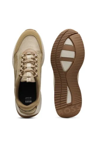 TTNM EVO Sneakers mit Wildlederbesatz