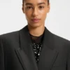 Tuxedo-Blazer in Relaxed-Fit aus Twill aus Schurwolle