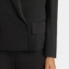Tuxedo-Blazer in Relaxed-Fit aus Twill aus Schurwolle