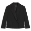 Tuxedo-Blazer in Relaxed-Fit aus Twill aus Schurwolle