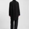 Twill-Mantel im Blazer-Stil