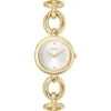 Uhr mit Ringarmband aus goldfarbenem Stahl