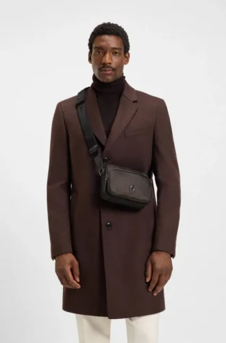 Umhängetasche aus Twill mit Double-B-Monogramm