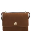 Umhängetasche aus Wildleder mit Double-B-Monogramm