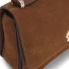 Umhängetasche aus Wildleder mit Double-B-Monogramm