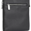 Umschlagtasche aus italienischem Leder mit geprägtem Logo