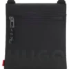 Umschlagtasche aus Twill mit geteiltem Logo