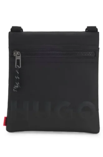 Umschlagtasche aus Twill mit geteiltem Logo