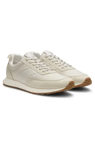 Vom Laufsport inspirierte Sneaker mit Monogramm-Jacquard-Obermaterial