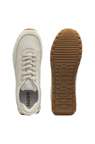Vom Laufsport inspirierte Sneaker mit Monogramm-Jacquard-Obermaterial