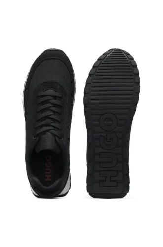 Vom Laufsport inspirierte Sneaker mit Monogramm-Jacquard-Obermaterial