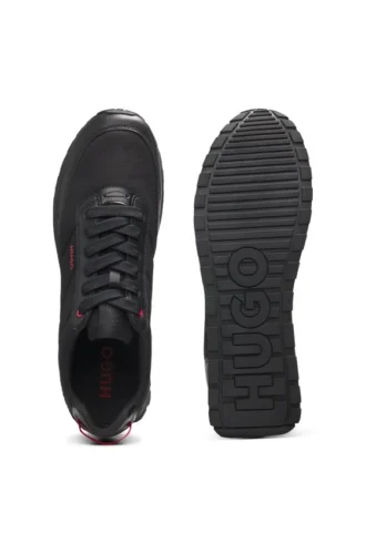 Vom Laufsport inspirierte Sneaker mit Zickzack-Details