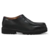 Von Mokassins inspirierte Derby-Schuhe aus getrommeltem Leder