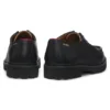 Von Mokassins inspirierte Derby-Schuhe aus getrommeltem Leder