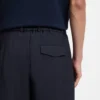 Waschbare Hose mit konischer Passform aus einer Wollmischung