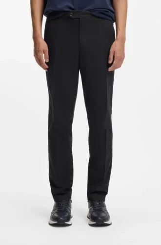 Waschbare, konisch zulaufende Hose aus Stretchstoff