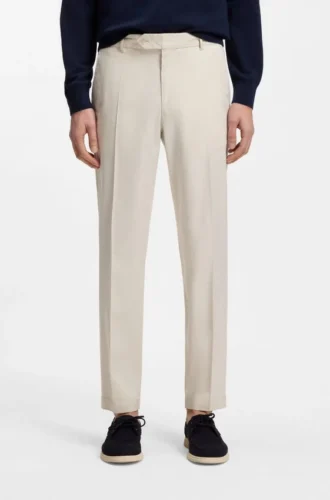 Waschbare, konisch zulaufende Hose aus Stretchstoff