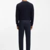 Waschbare Slim-Fit-Hose aus Stretch-Baumwolle