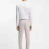 Waschbare Slim-Fit-Hose aus Stretch-Baumwolle Waschbare Slim-Fit-Hose aus Stretch-Baumwolle