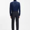 Waschbare Slim-Fit-Hose aus Wollmischung