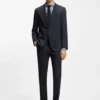 Waschbare Slim-Fit-Jacke aus Stretch-Bekleidung