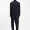Waschbare Slim-Fit-Jacke aus Wollmischung