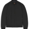 Wasserabweisende Bomberjacke aus Baumwoll-Touch-Material