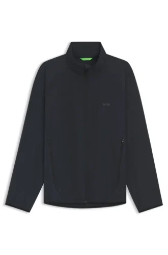 Wasserabweisende Golfjacke aus Super-Stretch-Popeline